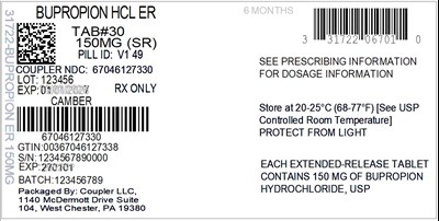 Label (31722 067 01 Bupropion Sr 150mg 67046 1273 30)